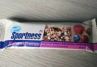 Mängden socker i Sportness Natural Energy