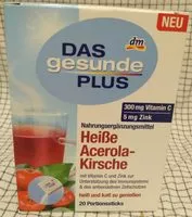 Mängden socker i Heiße Acerola-Kirsche