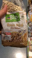 Mängden socker i Basis Müsli , Ohne Rosinen