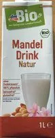 Mängden socker i Mandel drink Natur