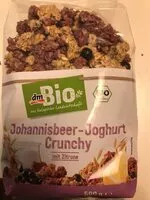 Mängden socker i Johannisbeer Joghurt Crunchy