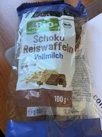 Mängden socker i Schoko Reiswaffeln, Vollmilch