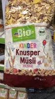Mängden socker i kinder knusper müsli