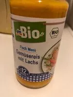 Mängden socker i Gemüsereis mit Lachs