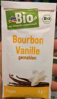 Mängden socker i Bourbon Vanille gemahlen