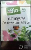 Mängden socker i Frühlingstee Zitronenverbene & Minze