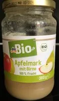 Mängden socker i Apfelmark mit birne