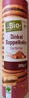Mängden socker i Dinkel doppelkeks