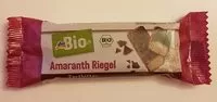 Mängden socker i Amaranth Riegel Zartbitter