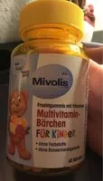 Mängden socker i Multivitamin-bärchen