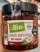 Mängden socker i Kokos Aufstrich mit kakao