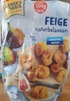 Mängden socker i Feige naturbelassen