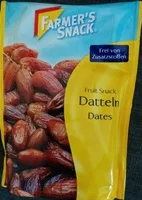 Mängden socker i Datteln, naturbelassenen