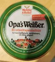 Mängden socker i Opa‘s Weißer
