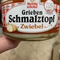 Mängden socker i Grieben  Schmalztopf (Zwiebel)