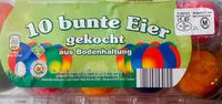 Mängden socker i 10 Bunte Eier gekocht