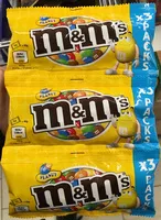 Mängden socker i M&M's Peanut (x3 pack)