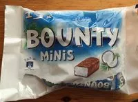 Mängden socker i Bounty Minis