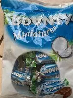 Mängden socker i Bounty Miniatures Schokoriegel