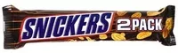 Mängden socker i Snickers 2 Pack