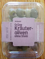 Mängden socker i Grüne Kräuteroliven ohne Stein