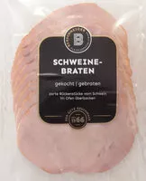 Mängden socker i Schweinebraten, gekocht, gebraten