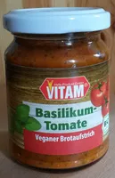Mängden socker i VITAM ALBAHACA-TOMATE PATE