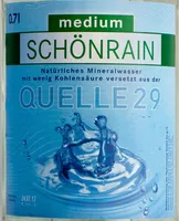 Mängden socker i Schönrain Medium Mineralwasser