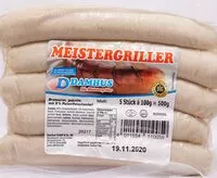 Mängden socker i Grillwurst