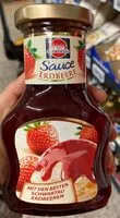 Mängden socker i Sauce Erdbeere