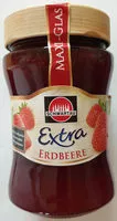 Mängden socker i Extra Erdbeere Maxi Glas