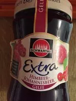 Mängden socker i Schwartau Himbeere-Johannisbeere Gelee