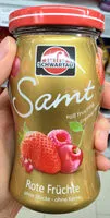 Mängden socker i Marmelade Rote Früchte