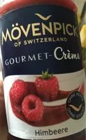 Mängden socker i Mövenpick gourmet crème Himbeere