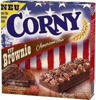 Mängden socker i Corny Typ Brownie American Style 6 Riegel