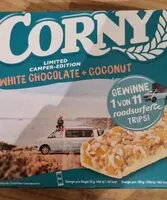 Mängden socker i Corny White chocolate und coconut