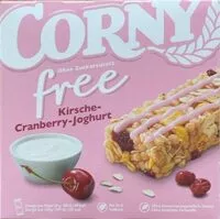 Mängden socker i Corny Free Kirsche-Cranberry-Joghurt