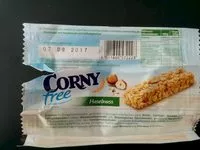 Mängden socker i Corny free Haselnuss