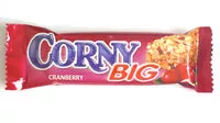 Mängden socker i Corny Big cranberry