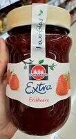 Mängden socker i Marmelade - Erdbeere, Extra