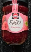 Mängden socker i Marmelade Himbeere