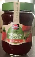Mängden socker i Marmelade weniger Zucker