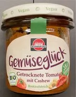 Mängden socker i Gemüseglück - Getrocknete Tomate mit Cashew