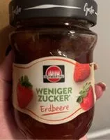 Mängden socker i Erdbeer Fruchtaufstrich - Weniger süß