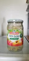 Mängden socker i Compote pomme nature sans sucres ajoutés