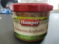 Mängden socker i Schweinskopfsülze