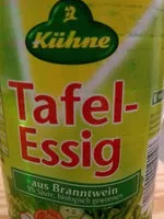 Mängden socker i Weinbrand Essig