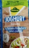 Mängden socker i Joghurt Dressing, ohne Konservierungsstoffe