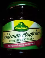 Mängden socker i Sauerkonserve Rote Bete Kugeln