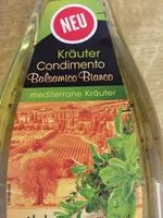 Mängden socker i Condimentro Balsamico Bianco mediterrane Kräuter